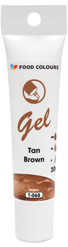 Brūna želejveida krāsviela tūbiņā 30g